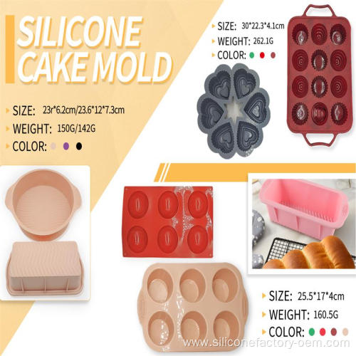 Custom New Silicone Donut Chocolate Mold Baking Tool